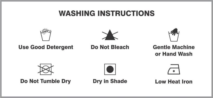 Washing Instructions