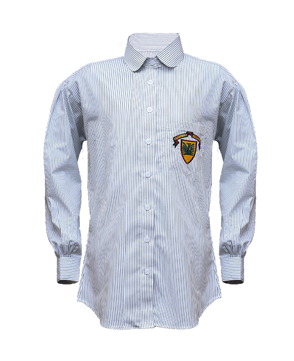 Pinstriped Shirt Girls F/S