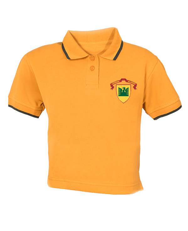 Mustard Polo T Shirt H/S For Junior School
