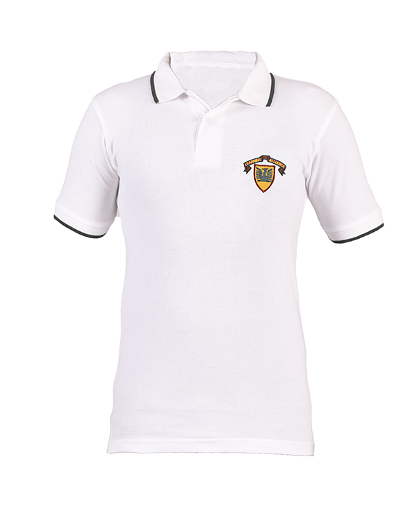 White Polo T Shirt (Boys) H/S For A Level
