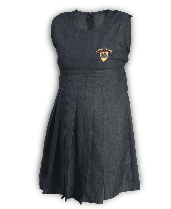 Pinafore Grey For Girls (I - IV)