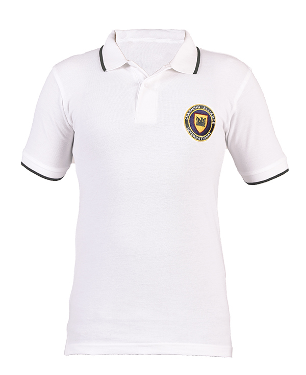 Polo T Shirt White H/S For Boys (IBDP)