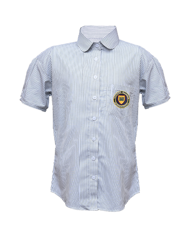 Pinstriped Shirt Girls H/S For IB