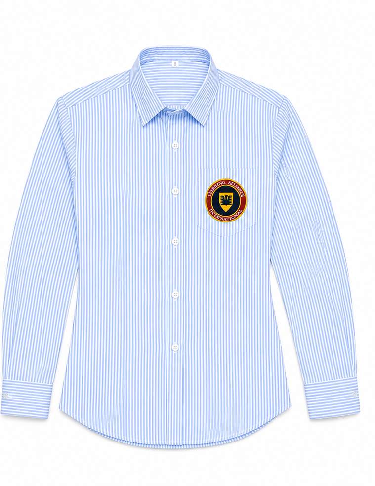 Shirt Pinstriped Girls Full Sleeve LAI