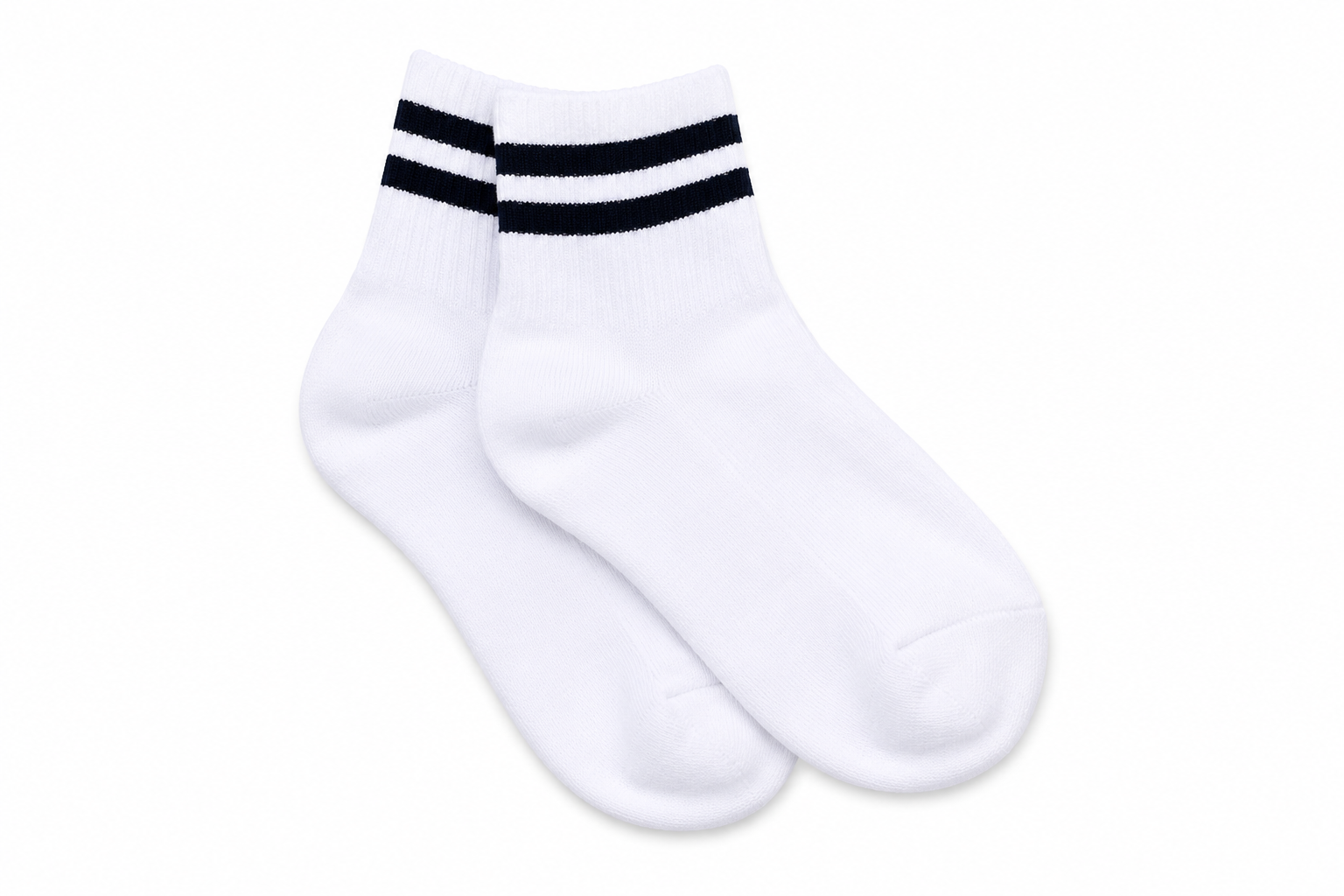 Socks Cotton White Regular (Boys & Girls)